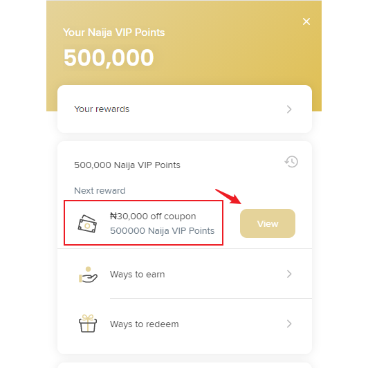 How to join the Naija VIP System easily ——VIP Member can redeem up to the ₦30,000 off coupon