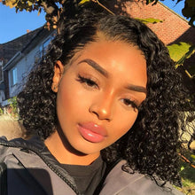 Load image into Gallery viewer, Flash Sale Deep Curly 4x4 Closure lace Glueless Wig 12''