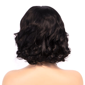 Naija Beauty High Density Bouncy Curls 4X4 Lace Closure Human Hair Wigs - Naija Beauty Hair