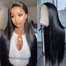 Load image into Gallery viewer, HD Lace Super Natural  Silky Bone Straight Glueless 13x4 Frontal Lace Wig 100% Human Hair 20"