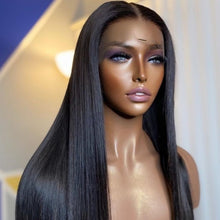 Load image into Gallery viewer, HD Lace Super Natural  Silky Bone Straight Glueless 13x4 Frontal Lace Wig 100% Human Hair 20"