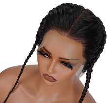 Load image into Gallery viewer, Prestyled wear-to-go glueless frontal 100% human hair