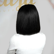 Load image into Gallery viewer, Naija Beauty 180 % Density Silky Straight 13x4 Lace Frontal Bob Human Hair Wig - Naija Beauty Hair
