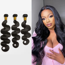 Load image into Gallery viewer, Upgraded Brazilian Hair | Body Wave 100% Virgin Human Hair Bundles