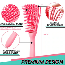 Load image into Gallery viewer, 4C Hair Scalp Massage Detangling Brush - Naija Beauty Hair