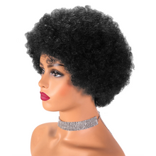 Load image into Gallery viewer, Afro Kinky Curly Bob Machine Wig - Naija Beauty Hair