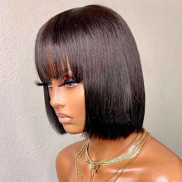 Bob shop wig bangs