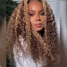 Load image into Gallery viewer, Mix Highlight Color 6x13 Full Frontal Lace Wig - Naija Beauty Hair