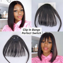 Load image into Gallery viewer, NB Human Hair Detachable Fringe Clip - Naija Beauty Hair