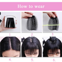 Load image into Gallery viewer, NB Human Hair Detachable Fringe Clip - Naija Beauty Hair