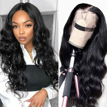 Load image into Gallery viewer, Naija Beauty Body Wave Raw Wavy Hair Compact Frontal Human Hair Wig - Naija Beauty Hair