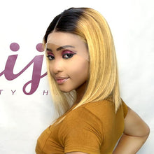 Load image into Gallery viewer, Naija New Arrival Straight 13X4 Frontal Short Bob Human Hair Wigs 12'' #T1B - Naija Beauty Hair