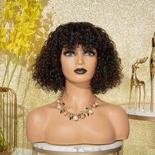 Load image into Gallery viewer, Popular Original Curly Bob With Fringe Wig 10” - Naija Beauty Hair