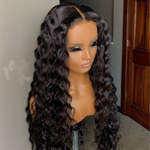 New Arrival - Water Wave Compact Frontal /13X4 Lace Frontal Wig - Naija Beauty Hair