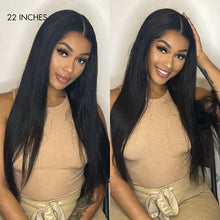 Load image into Gallery viewer, 180% Density | Bone  Straight Glueless 4x4 Closure  Lace  Wig
