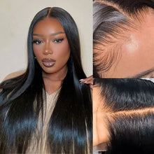 Load image into Gallery viewer, 180% Density | Bone  Straight Glueless 4x4 Closure  Lace  Wig
