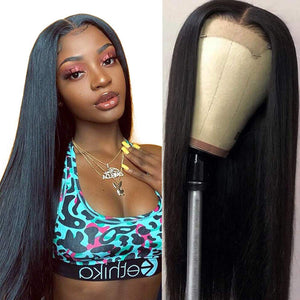 Tiwa - 300% Raw Straight 4x4 Lace Closure  Wig