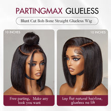 Load image into Gallery viewer, 💥[ BIG SALE ] Blunt Cut Double Drawn 180% Bone Straight 13x4 HD Lace Frontal Glueless  Wig
