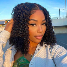 Load image into Gallery viewer, New Arrival- Double Drawn 2×6 Closure Jerry Curly Wig 14&quot;
