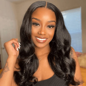 Naija 13X4 Frontal Super Double Drawn Raw Wave Human Hair Wigs - Naija Beauty Hair