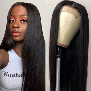 New Arrival - 300% Density Straight  4*4 Closure Wig 350 Gram - Naija Beauty Hair