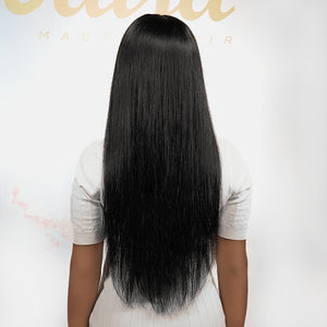 Naija Beauty Silky Straight Compact Frontal Lace Human Hair Wig - Naija Beauty Hair