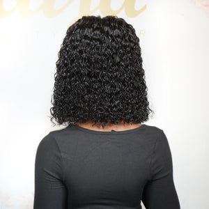 Naija Jerry Curly 4X4 Closure Short Bob Human Hair Wigs - Naija Beauty Hair