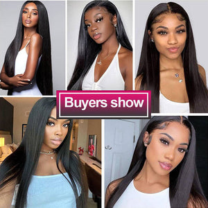 Wig Queenie - Higher Density Raw Straight Frontal Wig - Naija Beauty Hair