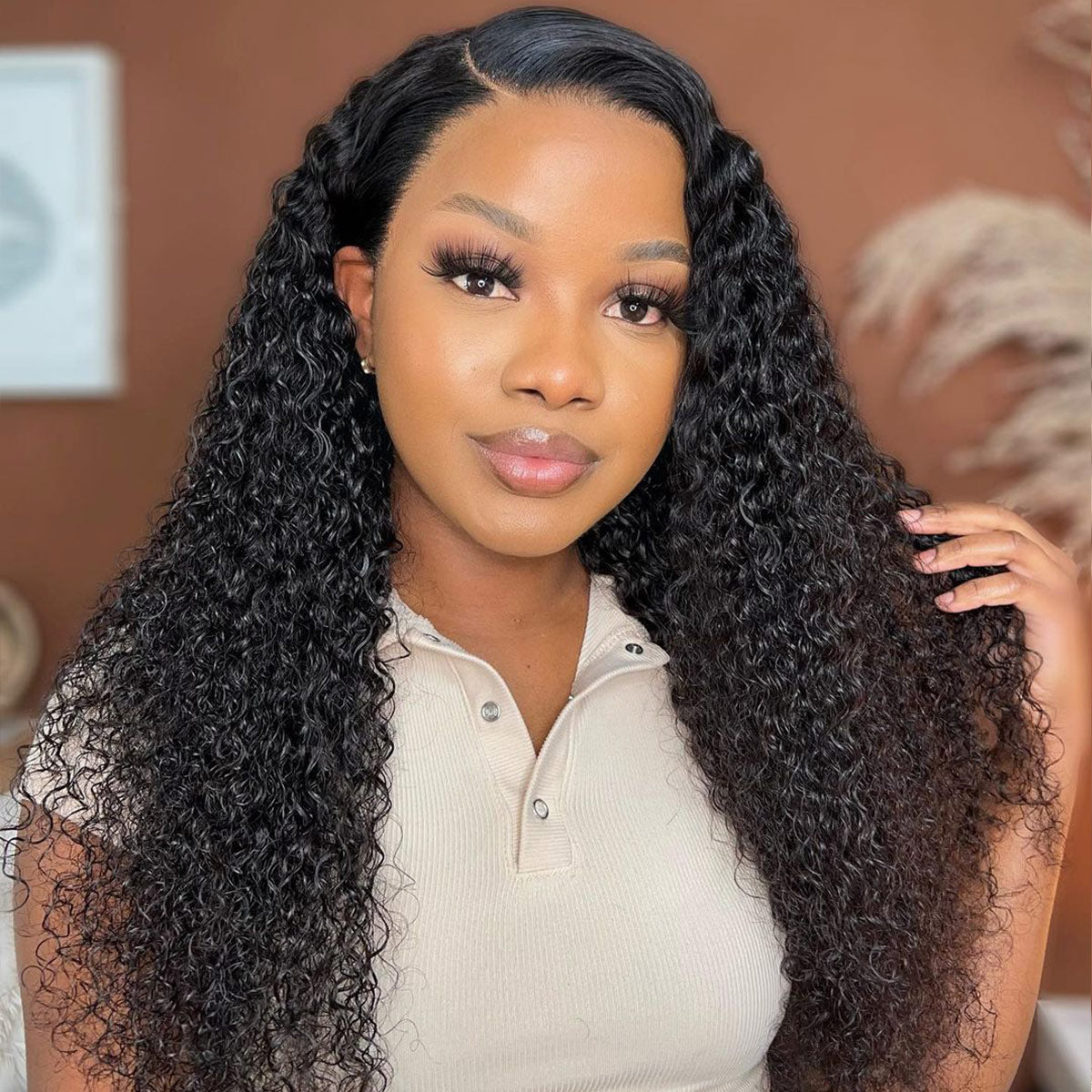 Anne-New Jerry Curl 13X4 Lace Frontal Wig – naijabeautyhair