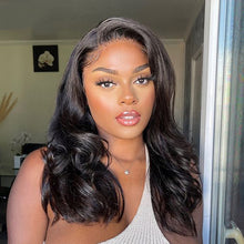 Load image into Gallery viewer, Super Double Drawn Raw Wave 13X4 Frontal Wig  18&quot;
