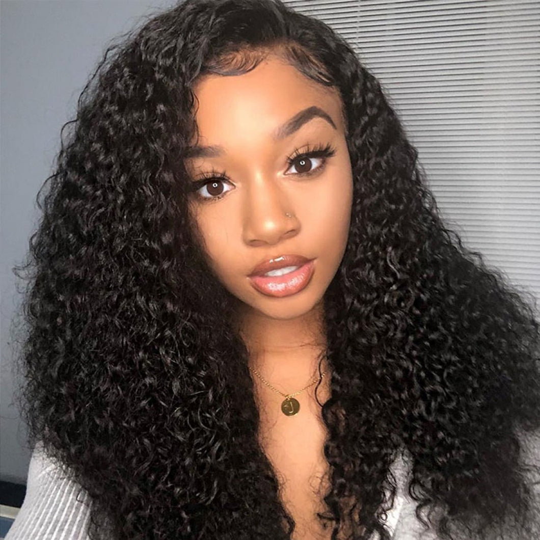 Super Double Drawn 13X4 Frontal  Deep Wave  Wig