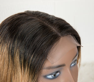 1B/27 Ombre Color 4x4 Lace Closure Wig - Naija Beauty Hair