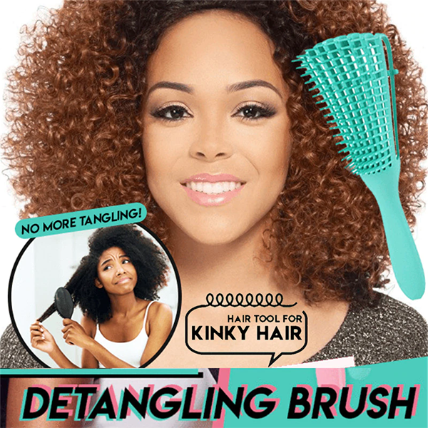 4C Hair Scalp Massage Detangling Brush - Naija Beauty Hair