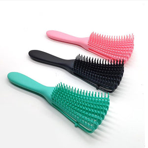 4C Hair Scalp Massage Detangling Brush - Naija Beauty Hair