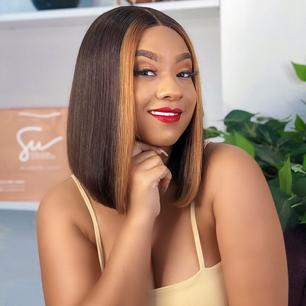 72HRS FLASH SALE HIGHLIGHT KIM K WIG 10'' - Naija Beauty Hair