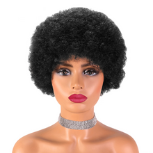 Load image into Gallery viewer, Afro Kinky Curly Bob Machine Wig - Naija Beauty Hair
