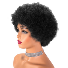 Load image into Gallery viewer, Afro Kinky Curly Bob Machine Wig - Naija Beauty Hair
