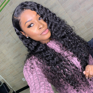 BIG SALE WATER WAVE FRONTAL WIG 24'' - Naija Beauty Hair