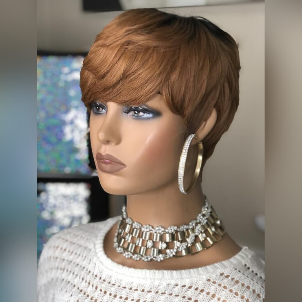 Boss Lady With Fringe Wig (No Lace) - Naija Beauty Hair