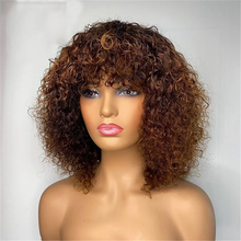 Load image into Gallery viewer, Double Drawn Highlight Pixie Curls With Fringe Wig - Naija Beauty Hair
