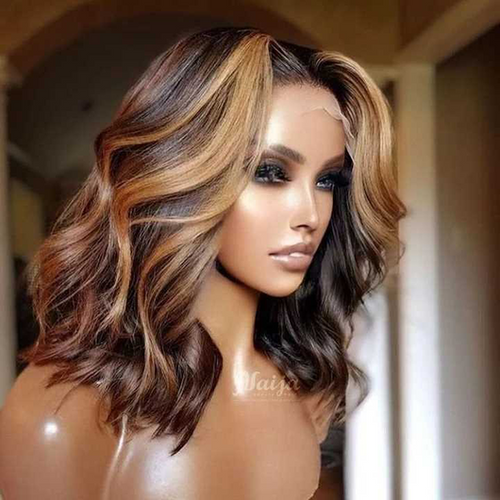 Highlight Color Celebrity Style 4x4 Lace Wig 14