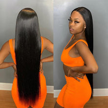 Load image into Gallery viewer, Lush Natural Straight Glueless Frontal Wig - Naija Beauty Hair
