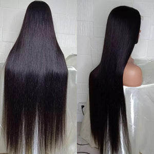 Lush Natural Straight Glueless Frontal Wig - Naija Beauty Hair