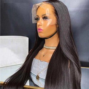 Lush Natural Straight Glueless Frontal Wig - Naija Beauty Hair