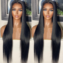 Load image into Gallery viewer, Lush Natural Straight Glueless Frontal Wig - Naija Beauty Hair
