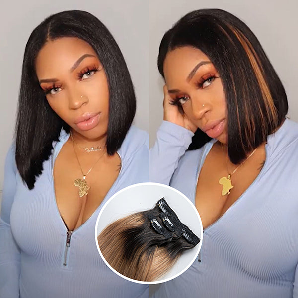 FREE GIFT - NB Honeybrown 2&1 Clip-ins Set - Naija Beauty Hair