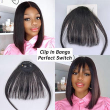 Load image into Gallery viewer, NB Human Hair Detachable Fringe Clip - Naija Beauty Hair
