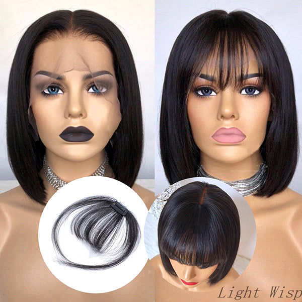 NB Human Hair Detachable Fringe Clip - Naija Beauty Hair