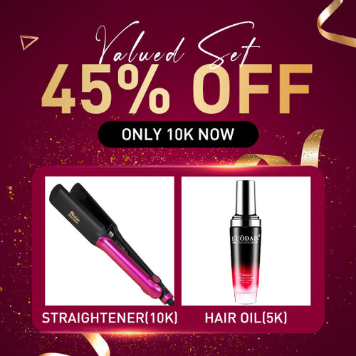 45% OFF SET SALE: STRAIGHTENER + HAIR OIL - Naija Beauty Hair