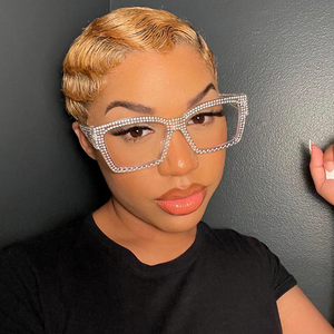 Naija Beauty Blonde Ocean Wave Finge Short Cut Human Hair Wig - Naija Beauty Hair